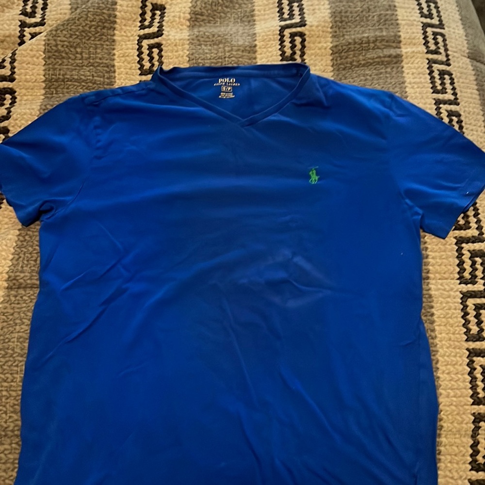 Blue polo Ralph Lauren shirt